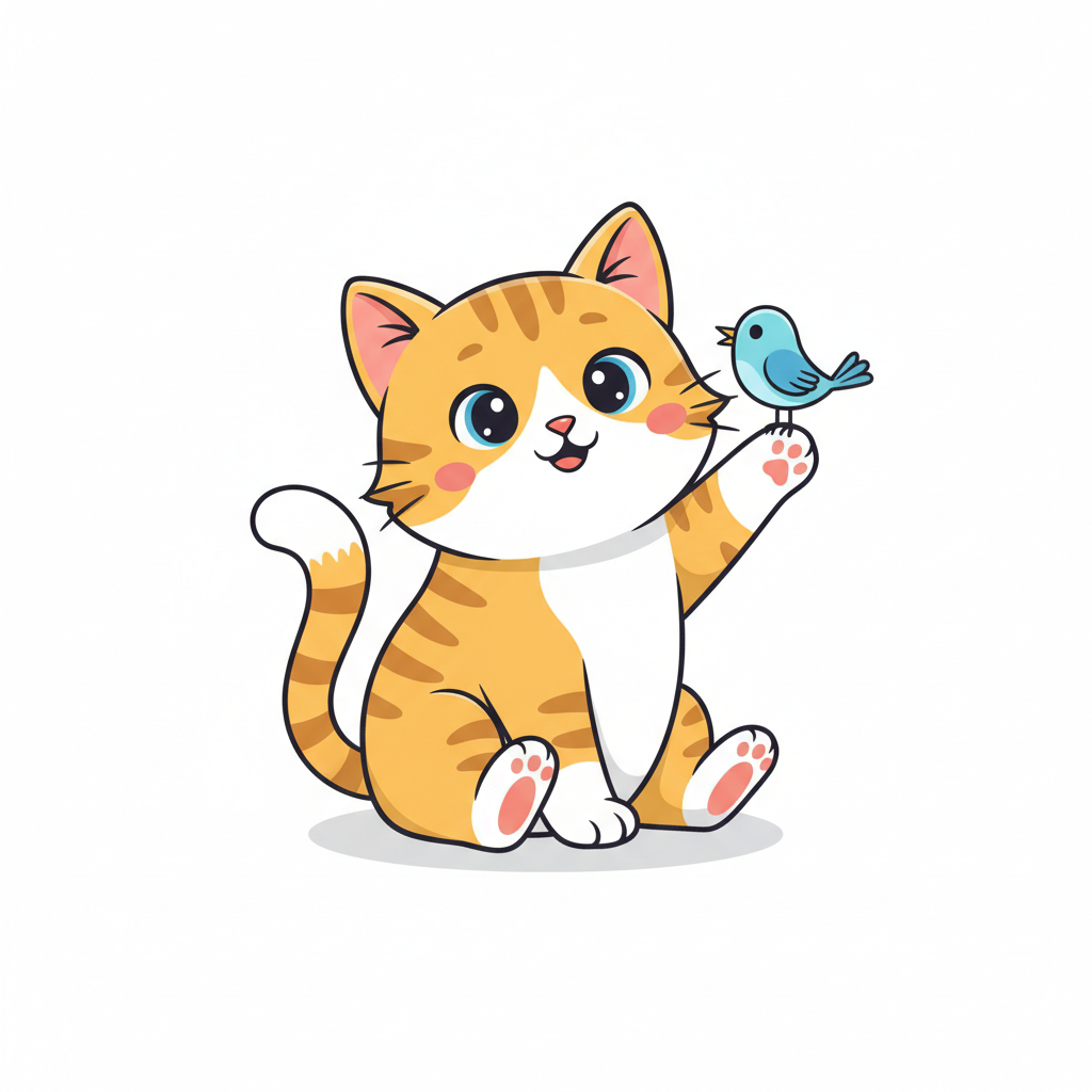 Cartoon Cat 2